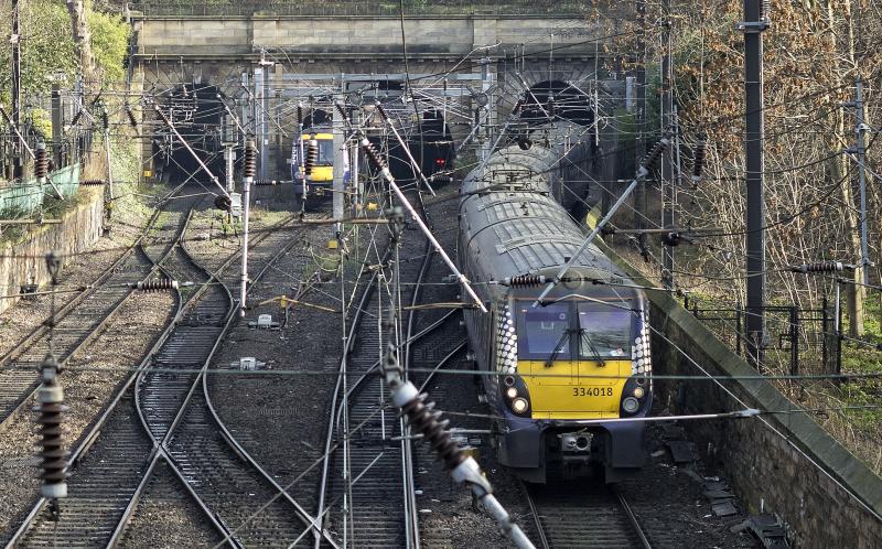 Photo of 334018 THREADING ITS WAY THRO THE MAZE  AT PRINCESS ST. GDNS . 26.2.19.jpg