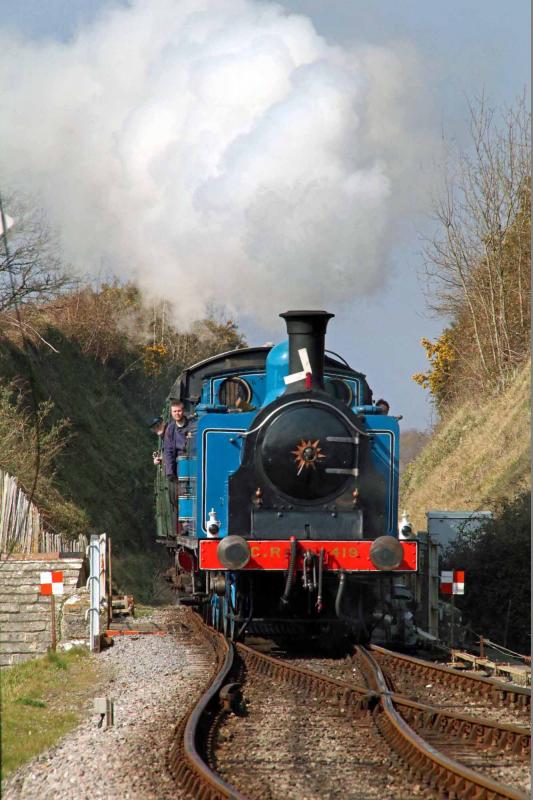 Photo of Corfe Castle arrival