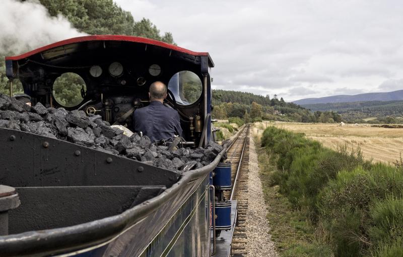 Photo of CLEAR ROAD AHEAD STRATHSPEY RLY 9.10.19 (1).jpg