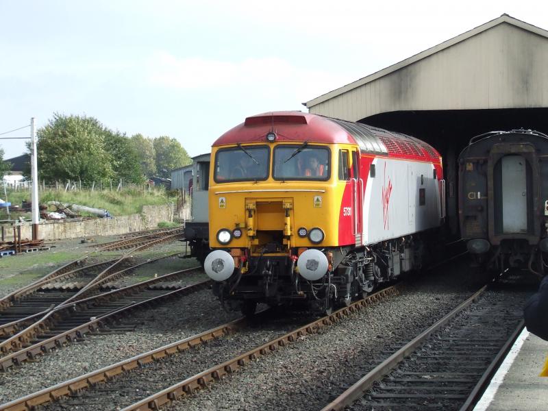 Photo of 57311 running round at Bo'Ness