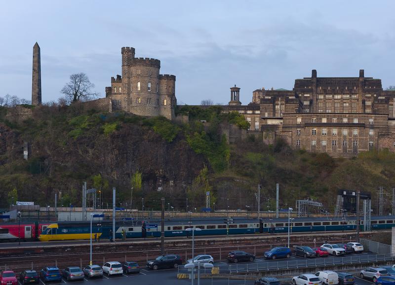 Photo of Blue-grey HST Edinburgh 2019