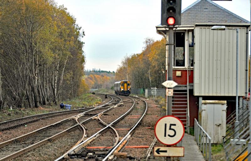 Photo of Barrhead lineside Clearance Pre-Electrification