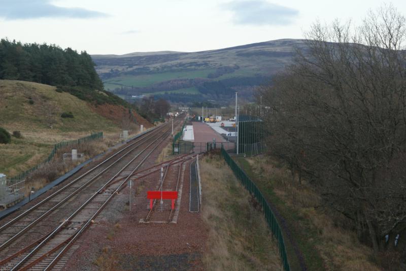 Photo of Blackford Freight Terminal from Panholes bridge