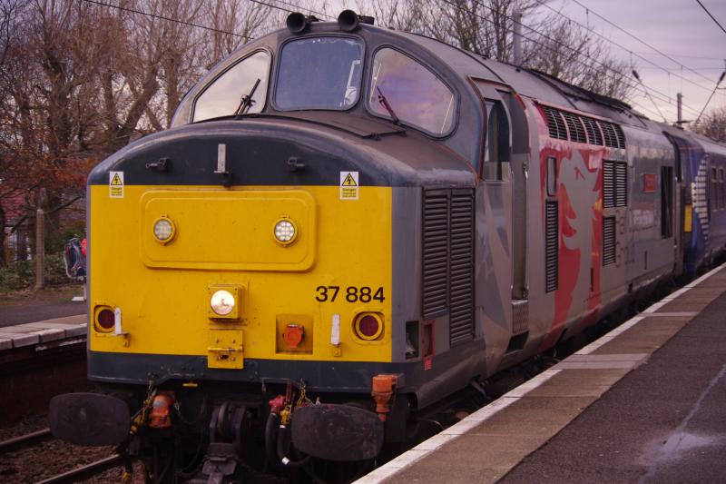 Photo of 37884 and 320321 at Barassie 09Nov20