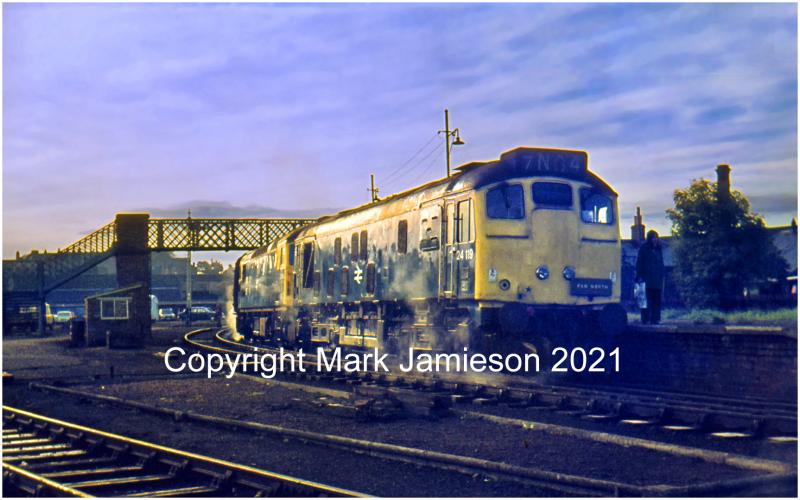 Photo of Seeking information - unknown working at Inverness, 1970s