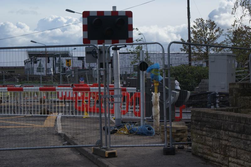 Photo of Close up of user warning lights at Cornton MCB-OB upgrade