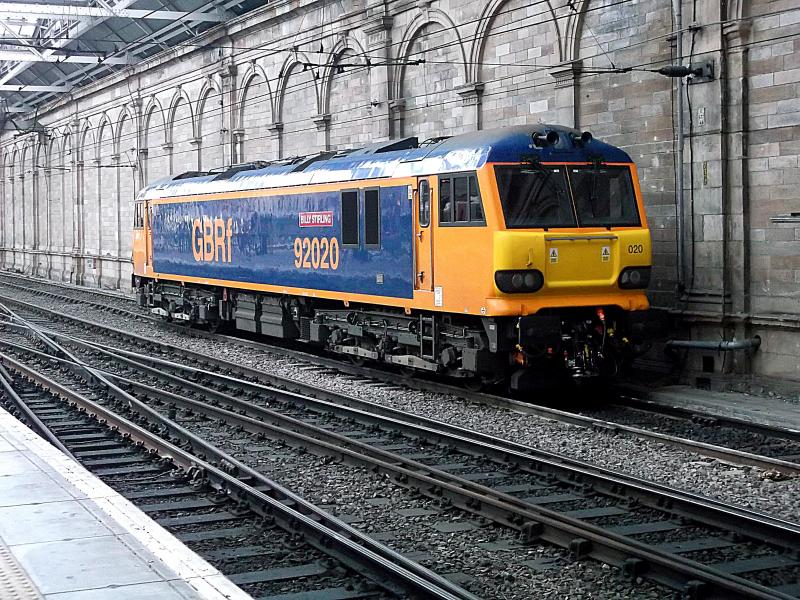 Photo of 92020 at Edinburgh