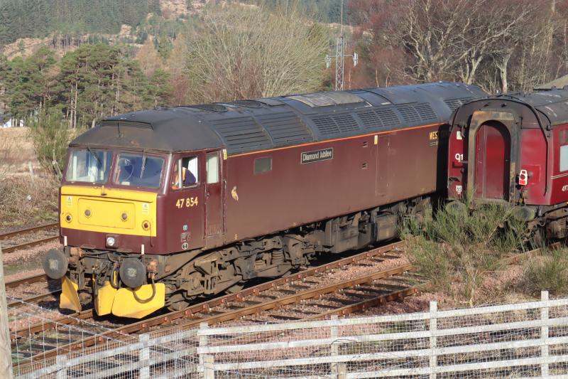 Photo of WC 47854 Shunting at Bridge of Orchy