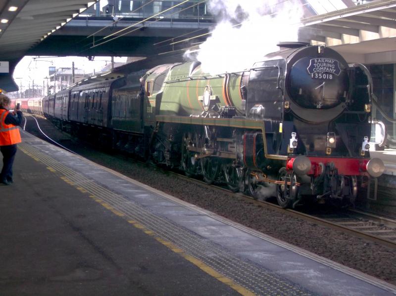 Photo of 35018 at Haymarket