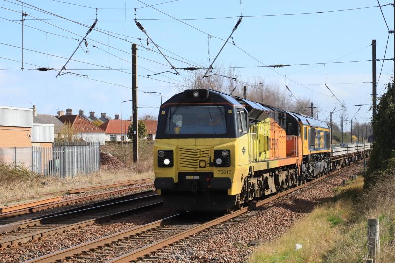 Photo of 6S31 with 3 Different Company Locomotives