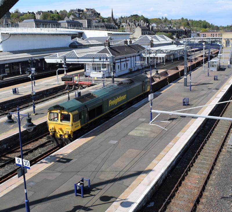 Photo of 66508 at Stirling 29.4.22