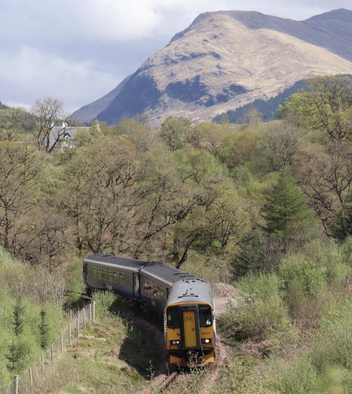 Photo of 153373 + 156458 Heading Towards Dalmally