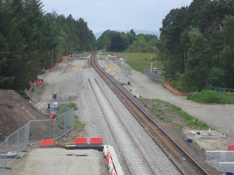 Photo of Inverness Airport Station - Construction Progress