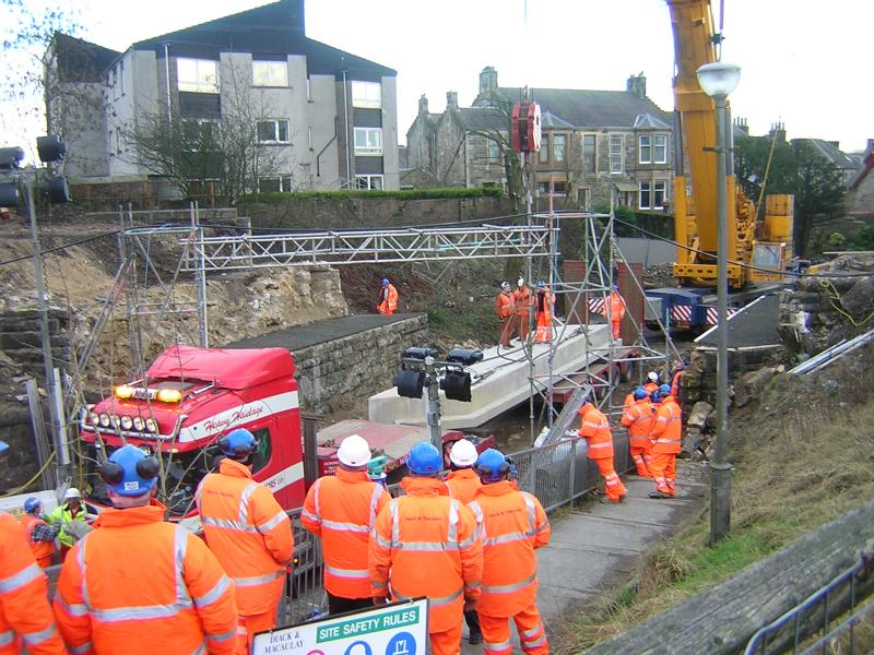 Photo of Bridge Replacement 31/01/2009