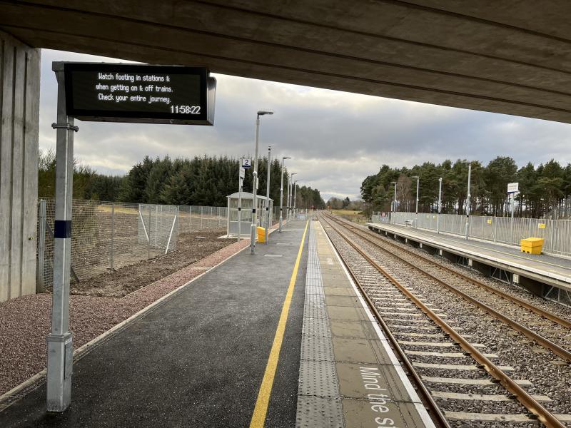 Photo of Inverness Airport Station - Shelter Position on Platform 2