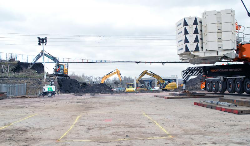 Photo of Ravenscraig Project WCML Gao from Wishaw Side