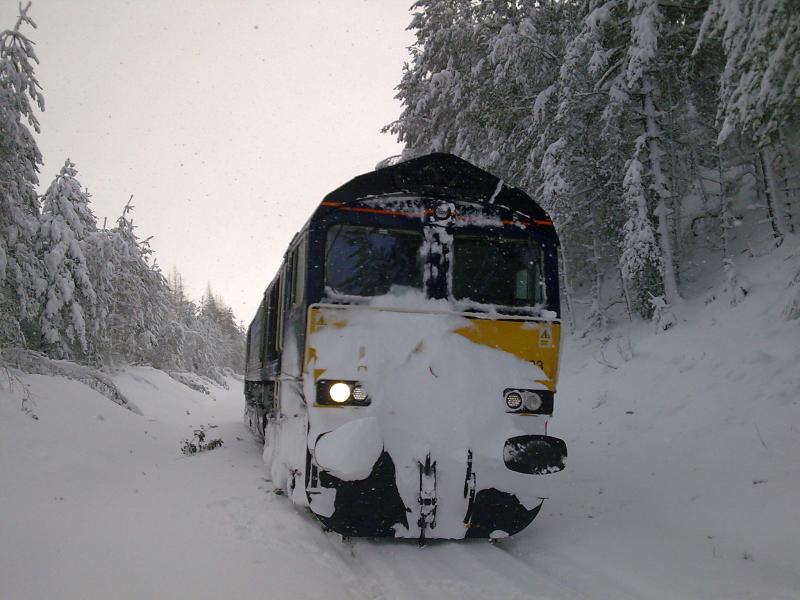 Photo of 66433 Snowplough Duties near Moy