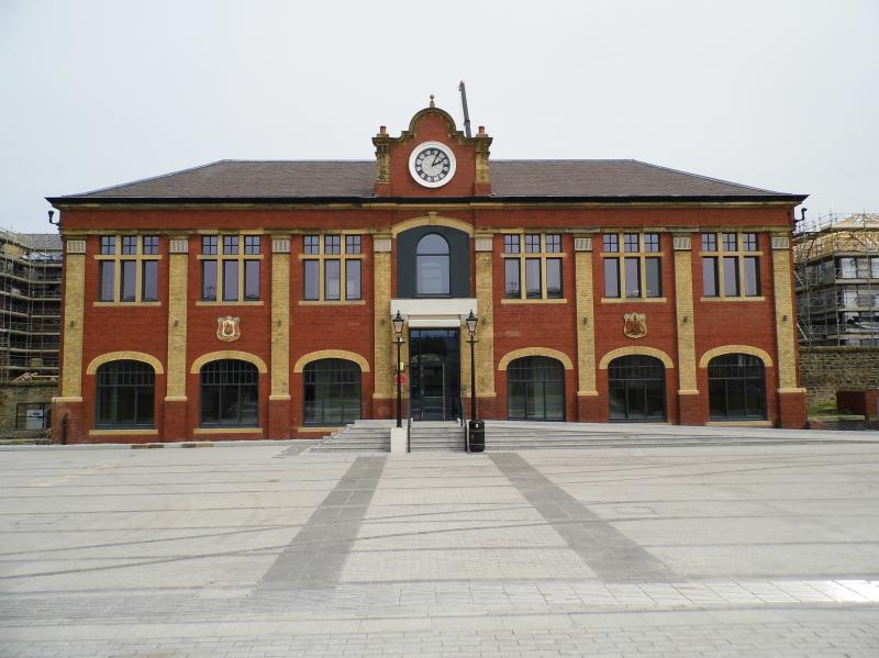 Photo of Granton Gasworks station building refurbishment completed