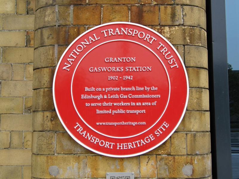 Photo of Granton Gasworks station building refurbishment completed