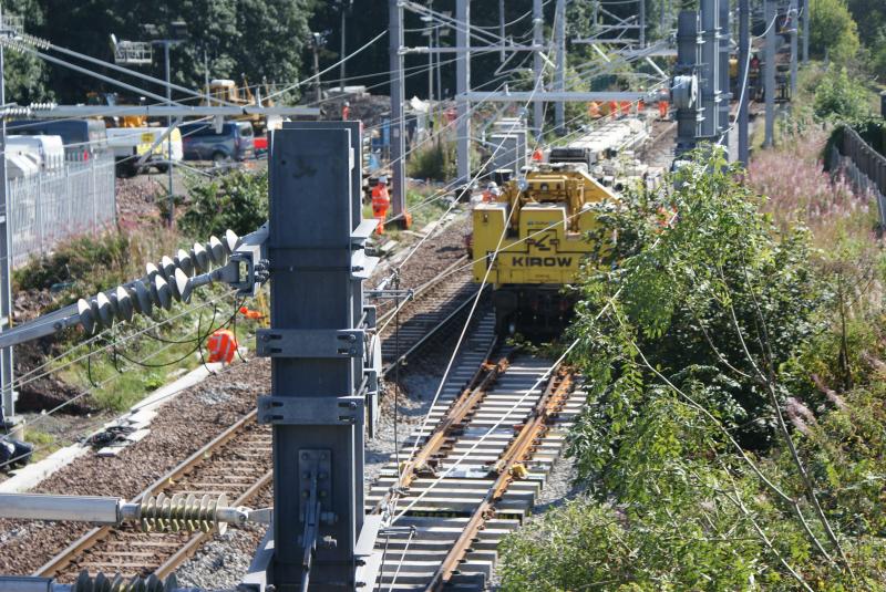 Photo of Shows the position of the new Dunblane Crossover from a different viewpoint