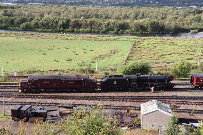 Photo of 45407 @ Fort William Yard Today