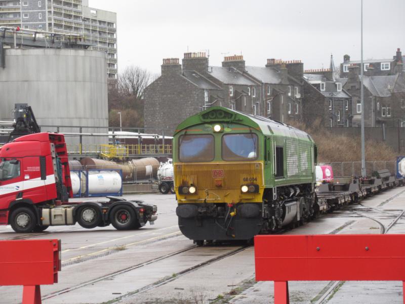 Photo of 66004 Aberdeen Waterloo trial working