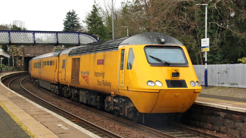 Photo of 43062 leads 1Q26 through Aberdour, 26th March 2024