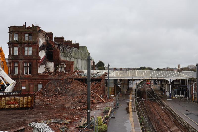 Photo of Ayr Station - Location of Current in use Platform