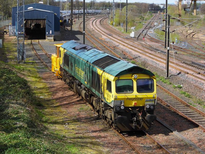 Photo of 66418 Craigentinny wheel lathe 16/04/2024