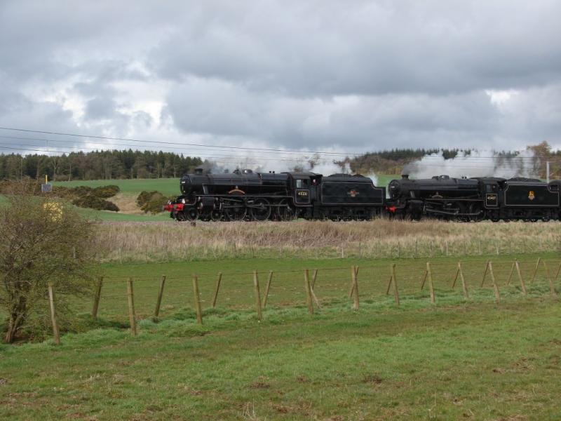 Photo of Pair of LMS Black Fives in 2009