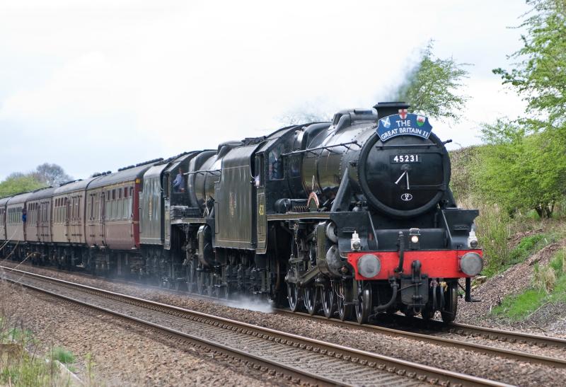 Photo of 45231 The Sherwood Forester heads The Great Britian 2 