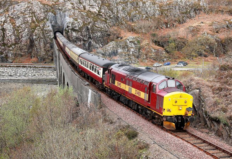 Photo of 37401 @ Loch Nan Uamh Viaduct