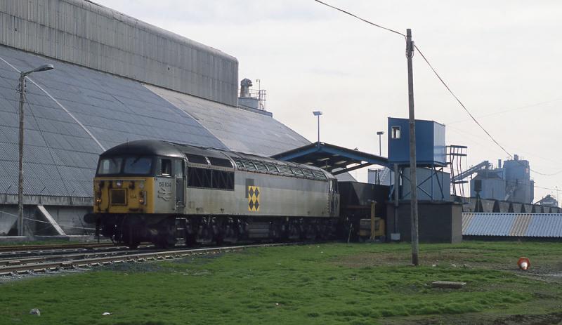 Photo of 56104 in Leith Docks