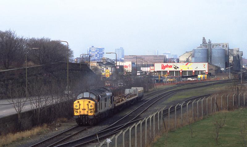 Photo of Leith yard before the trees