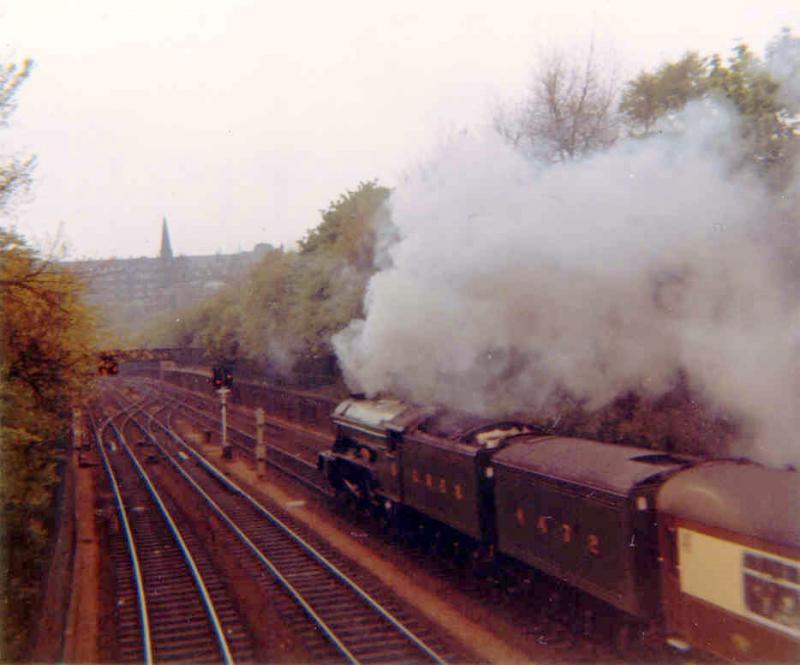 Photo of Flying Scotsman in twin tender days