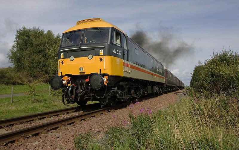 Photo of 47643 at Kinneil Station 