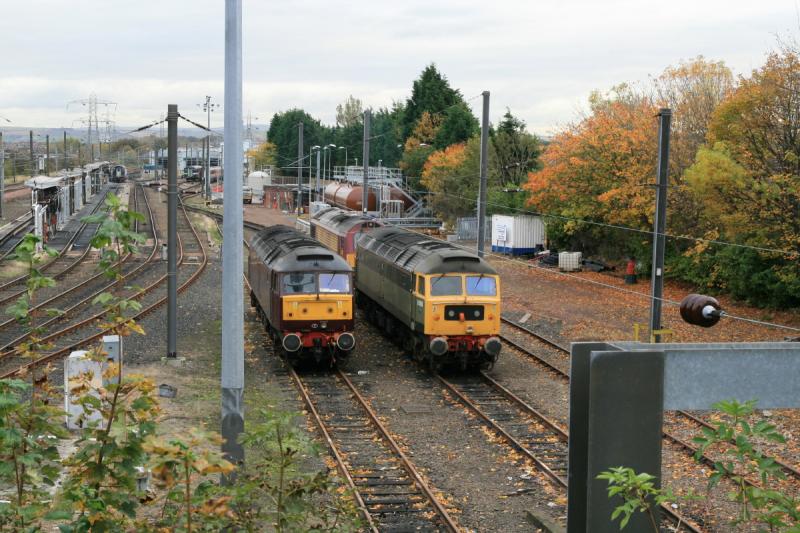 Photo of 47812 blocked in by 67023