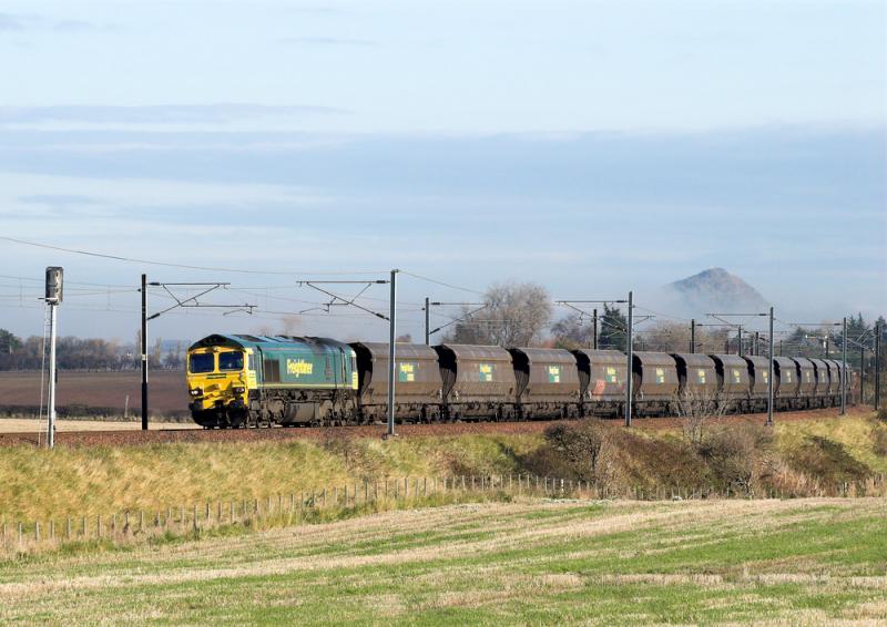 Photo of 66527 passes Spittal, East Lothian