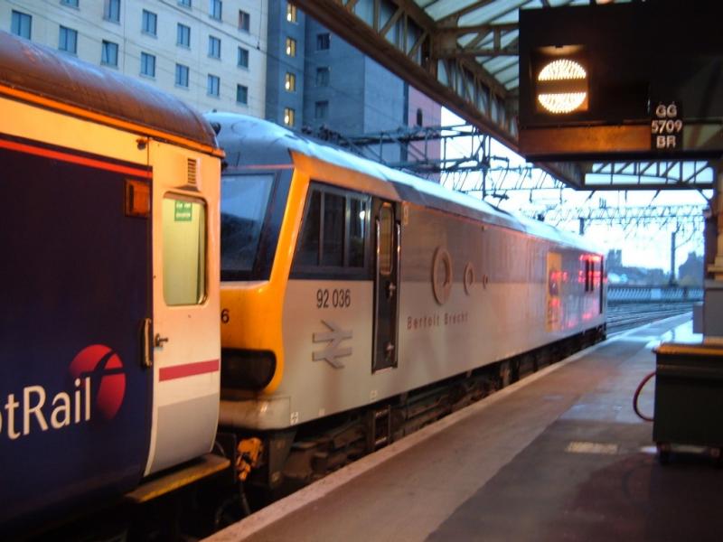 Photo of Brecht in Glasgow  Central