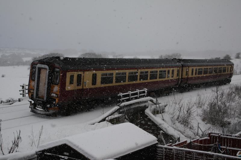 Photo of 156436 in the snow