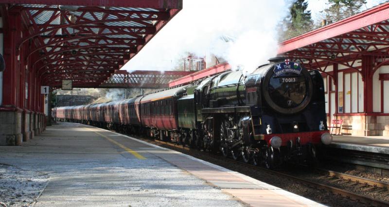 Photo of Cromwell hammering through Gleneagles on GB3 11/04/10