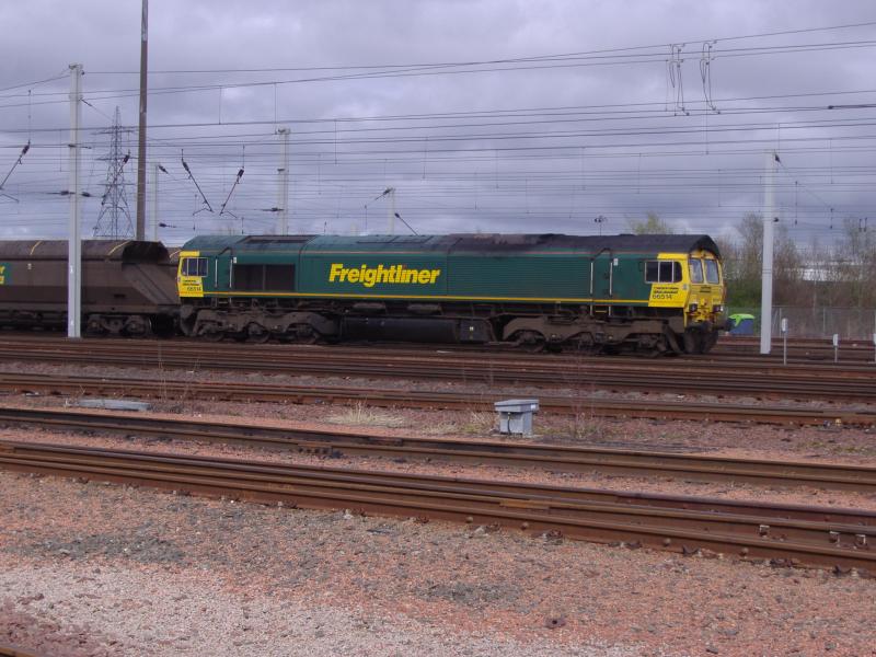 Photo of 66514 stabled at Mossend Yard