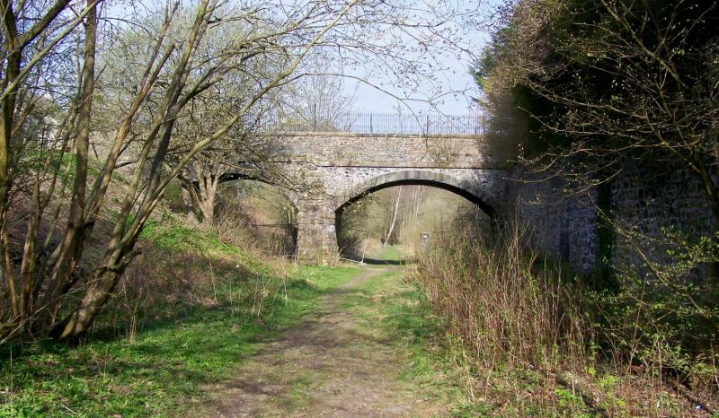 Photo of western bridge, Galashiels