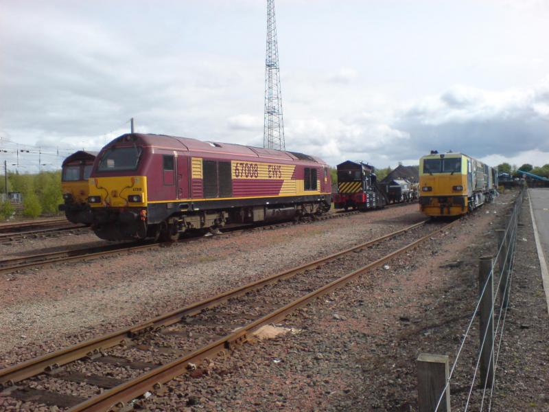 Photo of 67008 at Mossend Yard