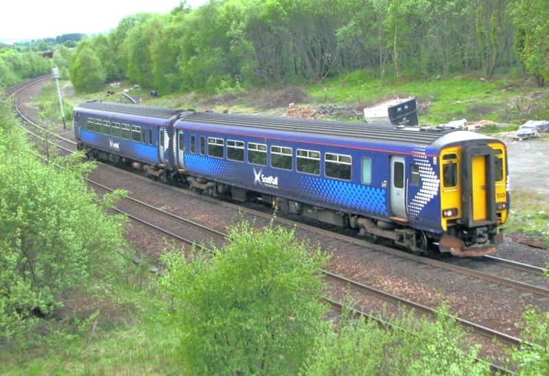 Photo of Class 156 at Greenhill.