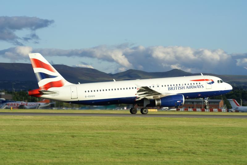 Photo of ba a319 takeoff edinburgh