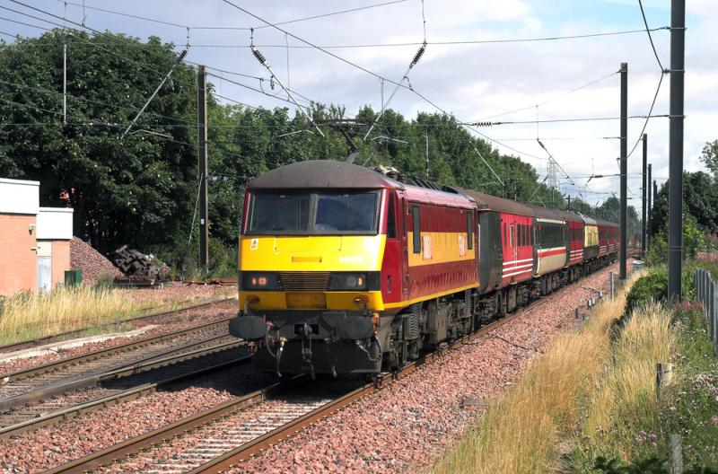 Photo of 90035 approching Prestonpans