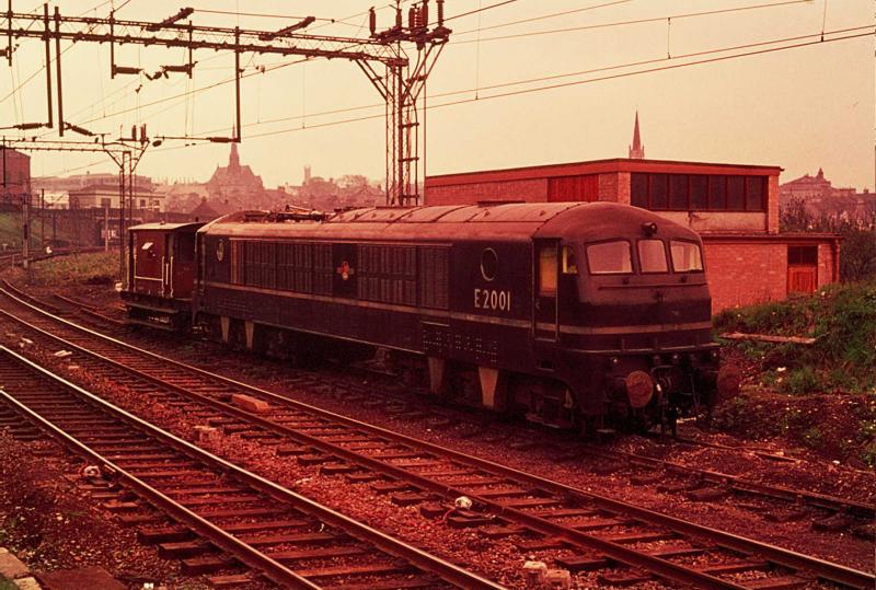 Photo of E2001 at Sunnyside Jn, Coatbridge