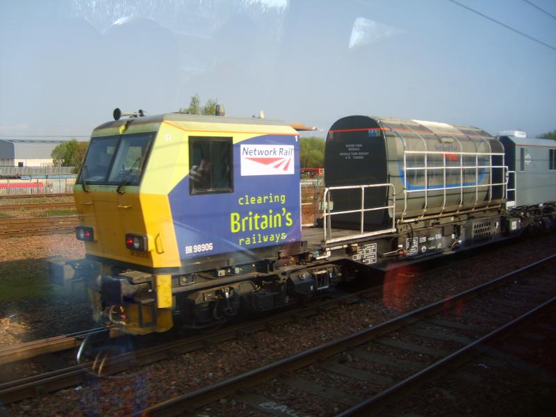 Photo of network rail cleaner