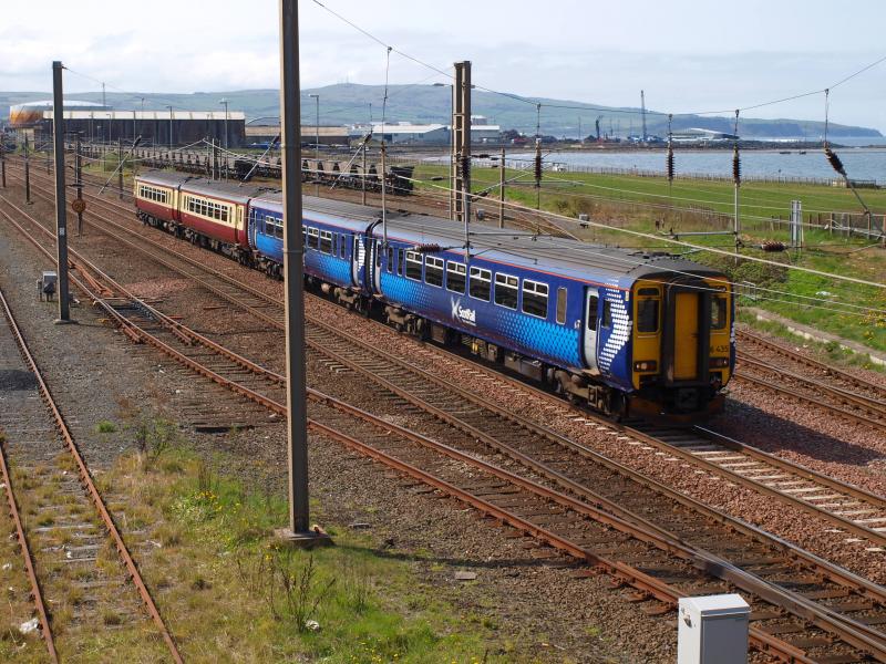 Photo of Ayr Falkland Yard - 156435 + 156495 - 05-05-2010 